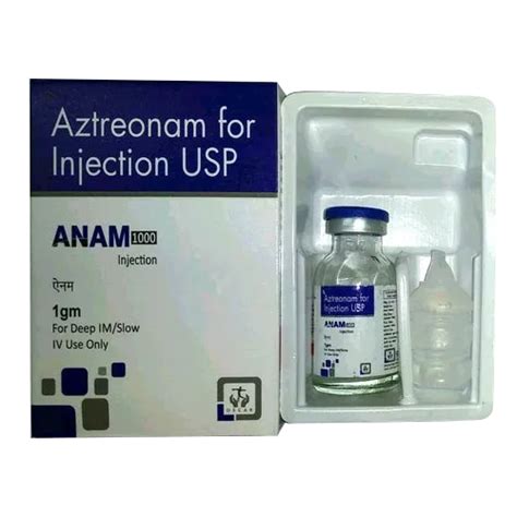 Aztreonam Injection USP 1gm Wholesaler, Trader, Supplier From Mumbai ...