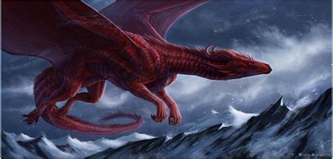 Big Red Dragon Wallpaper,HD Artist Wallpapers,4k Wallpapers,Images ...