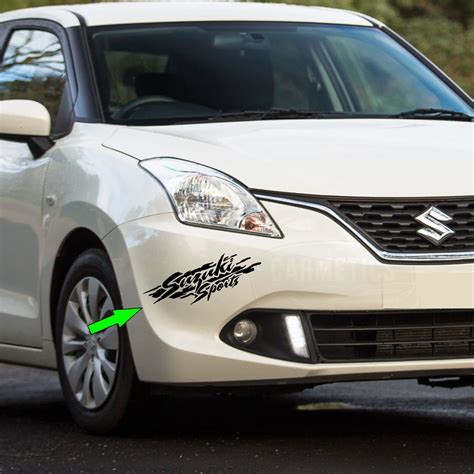 CarMetics Suzuki Sports car Sticker for Swift Baleno Brezza Ertiga ...