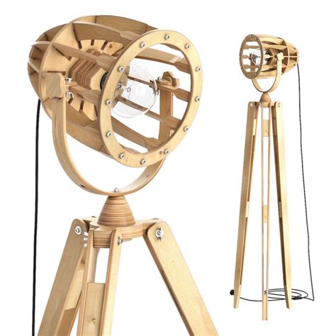 Wooden Floor Lamp 3D Model $18 - .unknown .c4d .max .obj .upk - Free3D