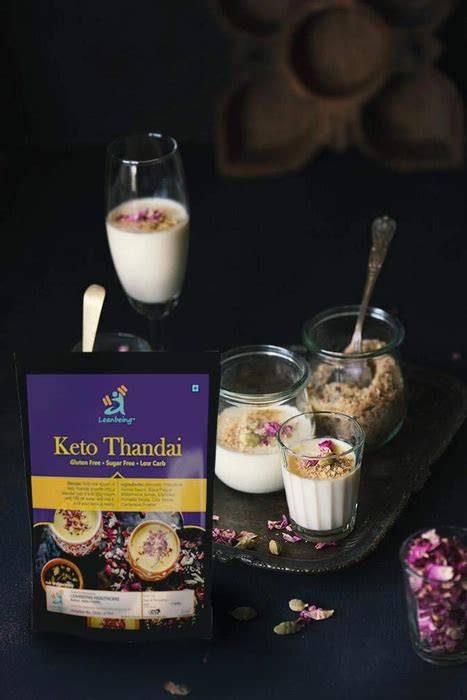 Keto Rose Thandai Premix |Sugar-Free, Organic, Gluten-Free, Low Carb ...