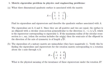 Image result for Eigenvalue Problems