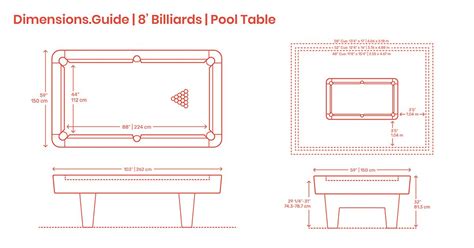 Image result for Pool Table Sizes
