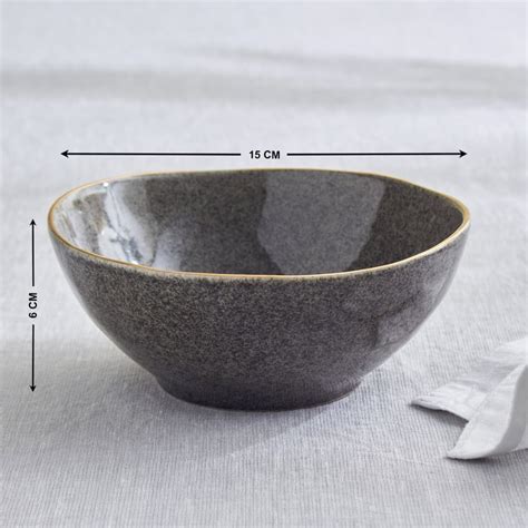 Buy Carlington Reactive Stoneware Cereal Bowl - 480ml from Home Centre ...