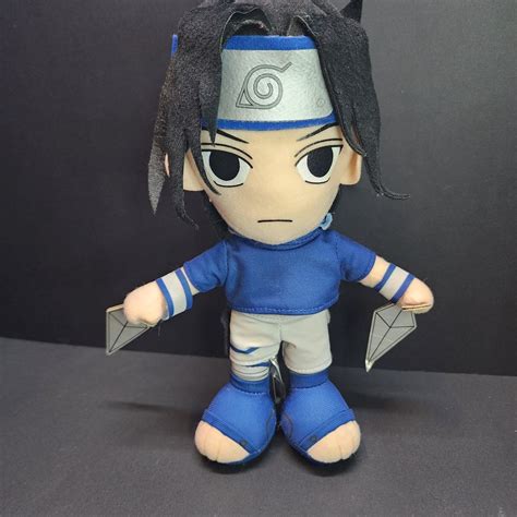 Buy Vintage Naruto Sasuke Plush Doll Japan Anime Blue 2002 Stuffed Toy ...