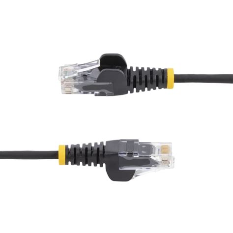 N6PAT200CMBKS StarTech.com | StarTech.com, 2m Cat6, Black RJ45 to Male ...
