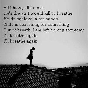 Sara Bareilles "Breathe Again" One of my favorite songs