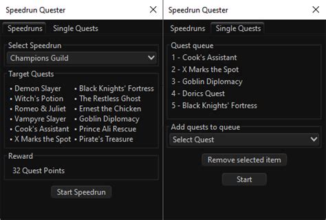 OSRS Quest Speedrun 的图像结果