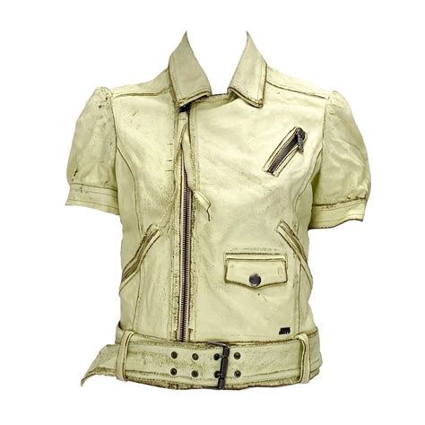 2000s Miss Sixty, Aged Leather Biker, Miss60 Leather Jacket, Short ...