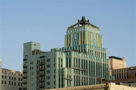 A turquoise pearl of art deco style in LA. Eastern Columbia Building