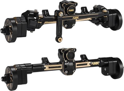 Amazon.com: AMK 174g SCX24 Brass Portal Axle Complete with 7mm Hex Wheel Hubs Counterweights ...