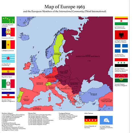Map of Post-WWII Europe (Western Red Tide) : r/imaginarymaps