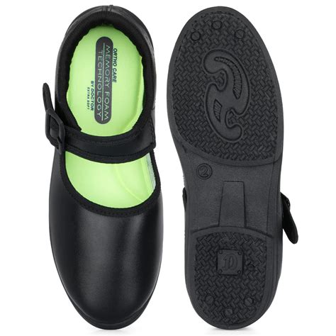 DOCTOR EXTRA SOFT D-3003 Women's School Shoes — Memory Foam & Anti-Ski ...