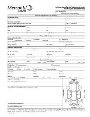 2008-2026 Form VE Mercantil Seguros M.9197 - Blank Fillable Template ...