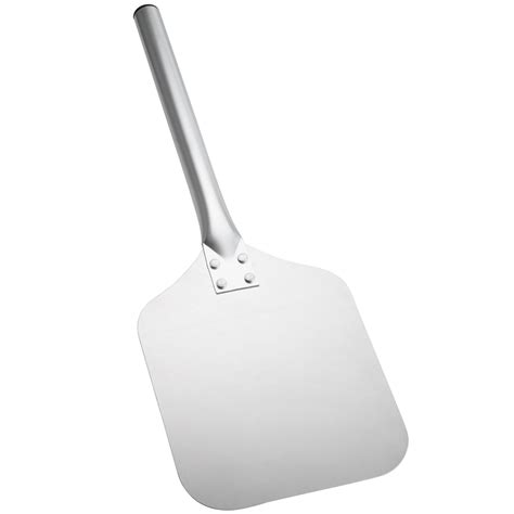 9" x 6.75" Aluminum Pizza Peel w/ 11" Handle | WebstaurantStore