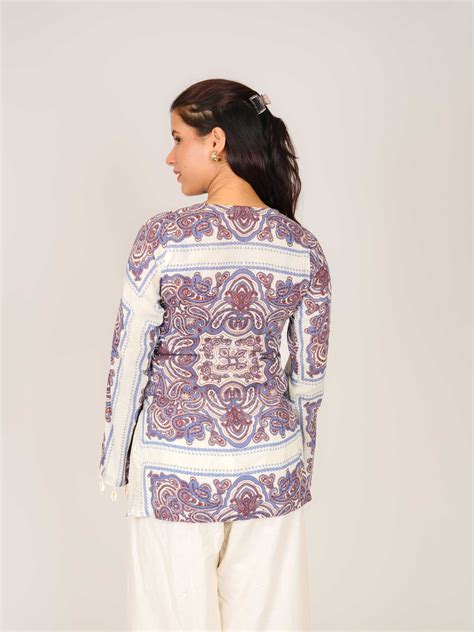 MONOMEE MAIRA BOHO BELL SLEEVE SHORT KURTI – monomeeapparel
