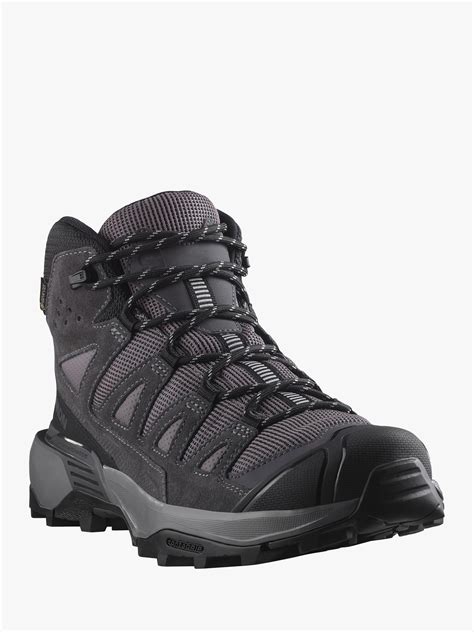 Salomon Women's X Ultra 360 leather Mid Gore-Tex Hiking Shoes, Cloud Gray