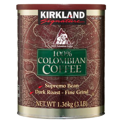 Brandclub - Kirkland Signature 100% Colombian Coffee, Dark Roast, 3 lbs