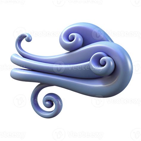 cute 3d illustration of wind 43546825 PNG