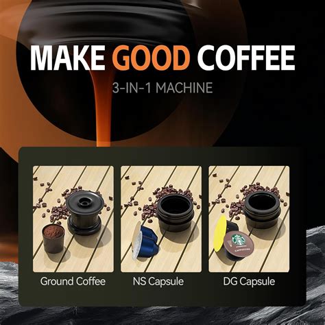 Portable Electric Espresso Machine, Travel Coffee Maker for Camping, Car Coffee Maker Self ...