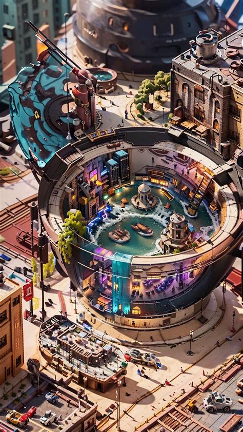 Miniature city of ai painting (Eggs at the end) - iNEWS