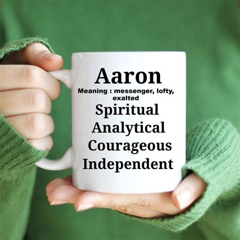 Aaron Inspired Mug, Aaron Themed Mug, Aaron Name Traits, Gift Idea for ...