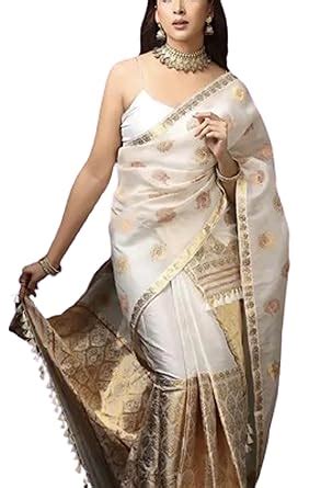 Women's Assamese Mekhela Sador Chador Pure Cotton Silk Zori Woven ...