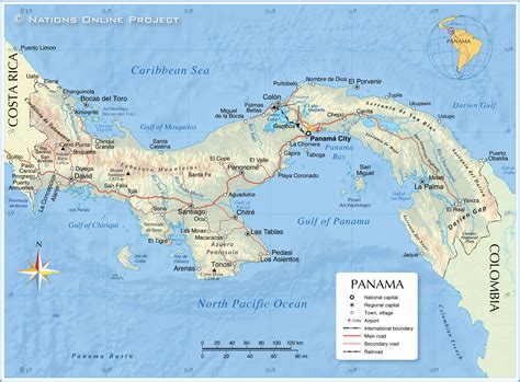 Calabria Map Panama