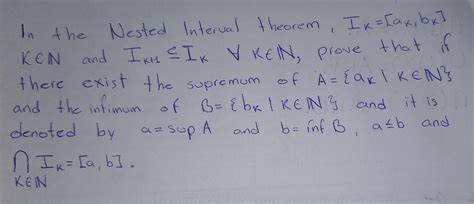 Image result for Nested Interval Theorem