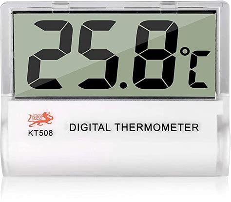 JLENOVEG Digital Aquarium Thermometer Room Thermometer Mini LCD Digital ...