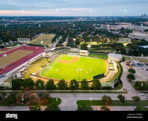 Fort Worth, TX - November 10, 2023: Williams-Reilly Field at Lupton Stadium, home of the Texas ...