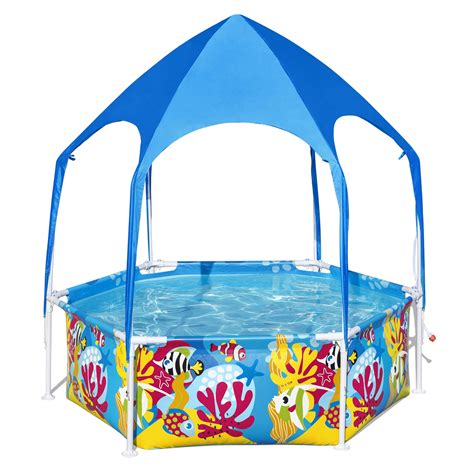 Bestway 6' x 20" Steel Kiddie pool | Wayfair