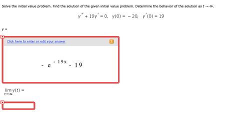 Image result for Solution and Initial Value Problem