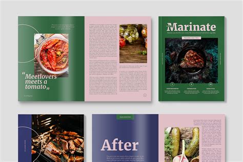 Food Magazine Template [Indesign, INDD] - BrandPacks
