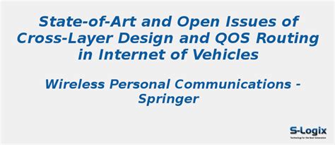 State-of-Art and Open Issues of Cross-Layer Design | S-Logix