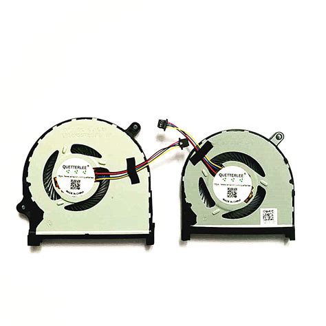 QUETTERLEE Replacement New CPU GPU Cooling Fan for Dell Inspiron 15 ...