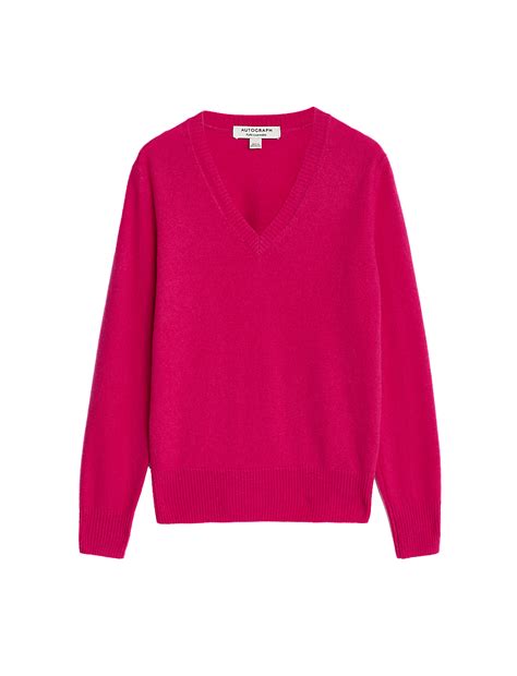Pure Cashmere V-Neck Jumper
