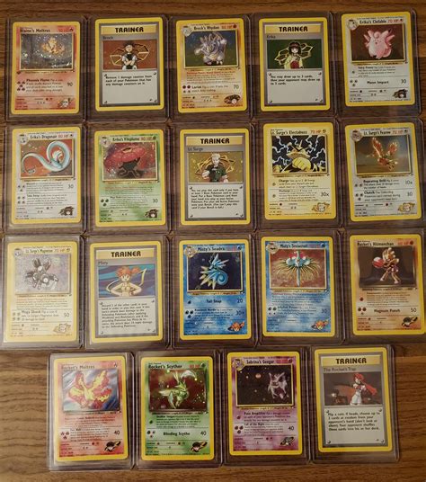 Gym Heroes Holo Collection : r/pkmntcgcollections