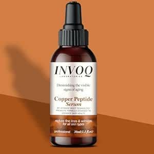 INVOQ Copper Peptide Serum for Face Antiaging, Supports Collagen and ...