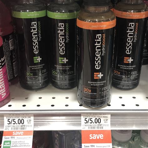 Essentia Hydroboost Enhanced Waters - Get FIVE for $1 after this great ...