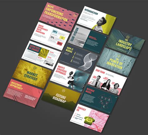 Slide deck design - WAYV on Behance