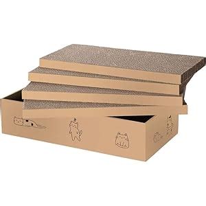 Dog Trust Extra Large Cat Scratcher Cardboard, Scratch Pad with Cat ...