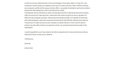 Sample Email for Job Application with Resume Job Application Email ...