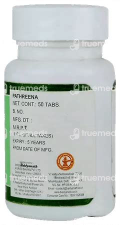 Baidyanath Pathrina Tablet 50 - Uses, Side Effects, Dosage, Price ...