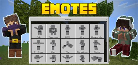 Minecraft Java Edition Client Emotes 的图像结果