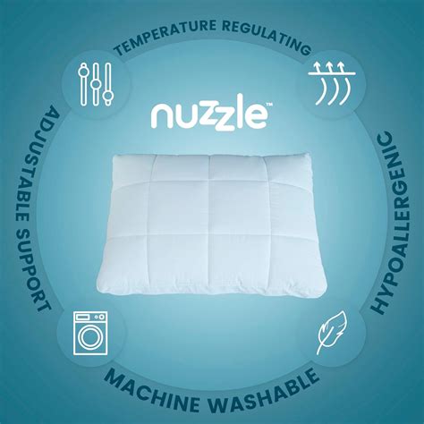 Nuzzle Bed Pillow for Sleeping - Ultra Soft Cooling Nepal | Ubuy
