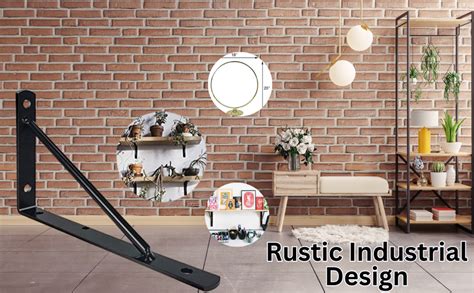 Ikram Enterprises - Triangle Rustic Industrial Floating Heavy Duty - L ...