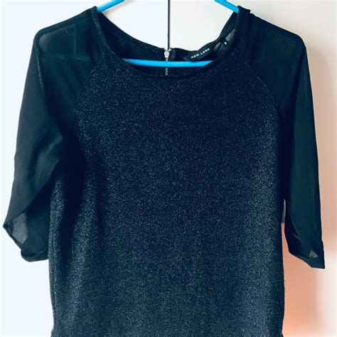 Newlook ladies black blouse top. Size 8. - Depop