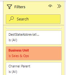 Solved: Why is the filter tab yellow and a filter colored ...