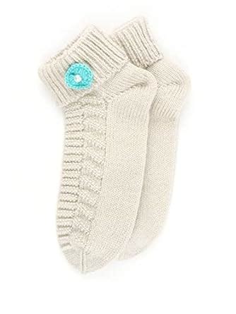 Buy BHARATASYA Hand Knitted Kids Ankle Winter Socks with flower ...